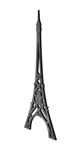 Torre Eiffel, Parigi, in legno mdf effetto legno chiaro altezza 1,2 metri